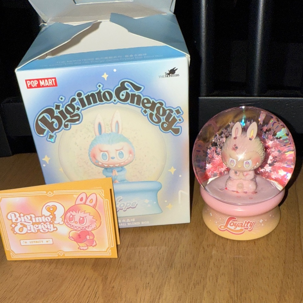 Pop Mart Big into Energy Snow Globe Loyalty